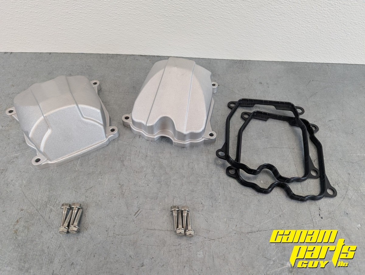 Cadence CVL 8インチ+CVLT50 未使用保管品 Can-am Cast Aluminum Valve Cover Vtwin With Rotax Gaskets Metal