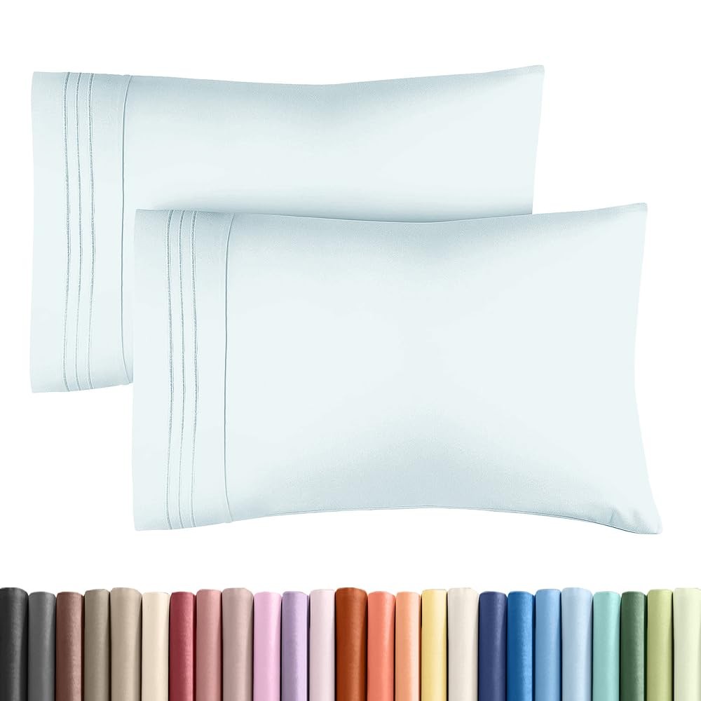 Body Pillow Protectors, 2 Pack 20x54, Fade Resistant Covers,