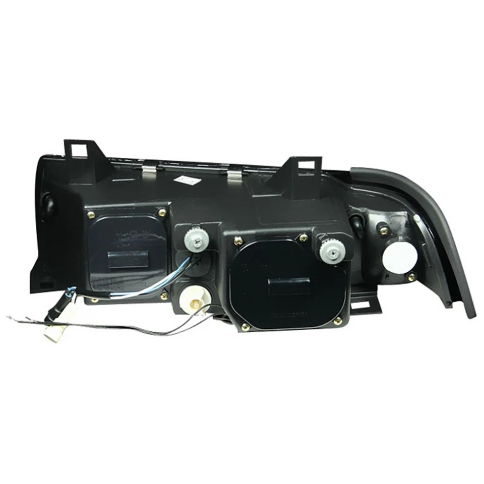 Anzo 121011 Headlight For BMW 325is 1992-1995 Left & Right Halogen Black Housing - Image 2 of 3