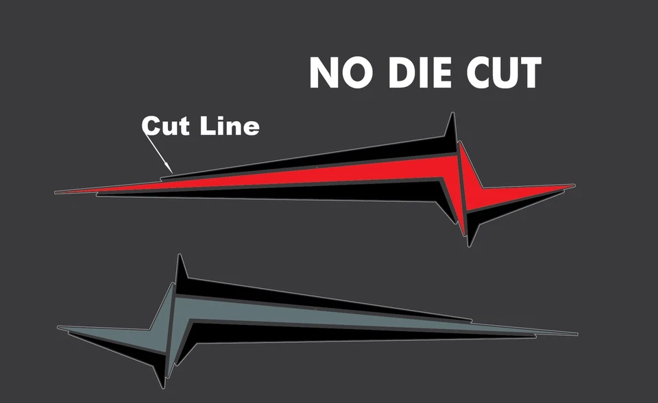 Calcomanías adhesivas laterales brillantes de vinilo para automóvil calcomanías de carrocería a rayas de carreras Camaro universal REXXX Foto 2 de 4