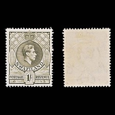 7747 Swaziland SG35 1S Olive 1938. Sc#34a Mi34A. Mint MVLH. C£28