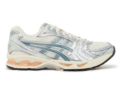 ASICS Gel-Kayano 14 Birch Pure Silver Teal Gold 1203A537-109 Men's