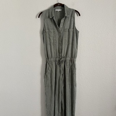 Young Fabulous and Broke Women's Size XS Green Sleeveless Jumpsuit