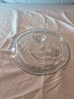 Pyrex Corning Ware Clear Glass Lid Round Casserole Top Replacement Piece G1C 9”