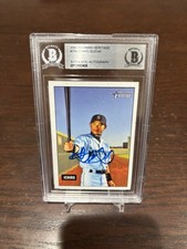 Topps 2005 Bowman Heritage Ichiro Suzuki #156 Auto BAS Auth Mariners