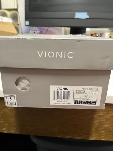 Vionic Shoes Magnolia Abigail nbk black size 6 Women’s Zip Up - Picture 11 of 12