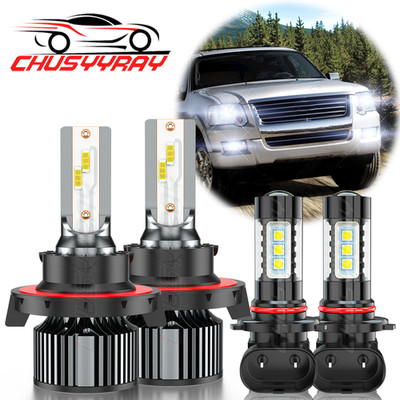 For Lincoln Mark LT Base Crew Cab Pickup 2006-2014 LED Headlight Fog Light Bulbs