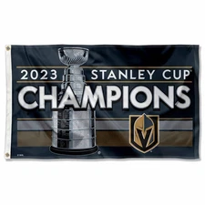 Vegas Golden Knights 2023 Stanley Cup Champions Large Outdoor Flag