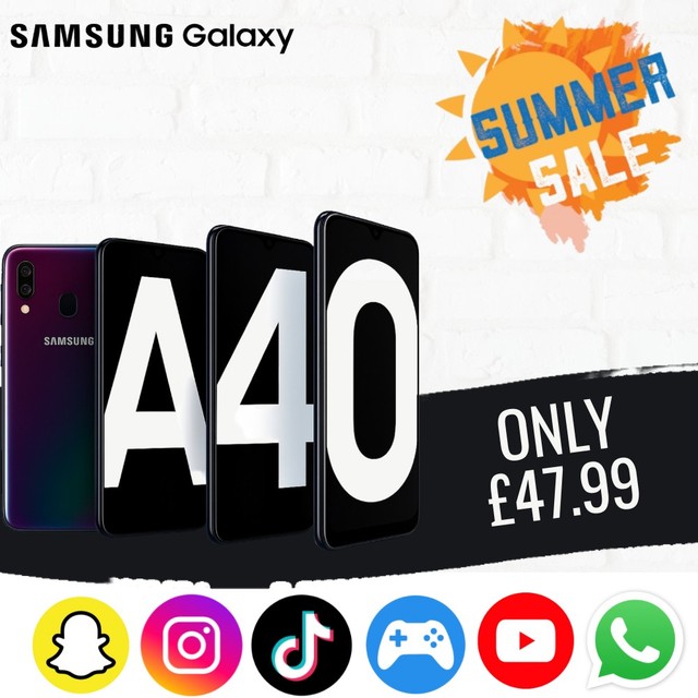 Samsung Galaxy A40 On Sale!