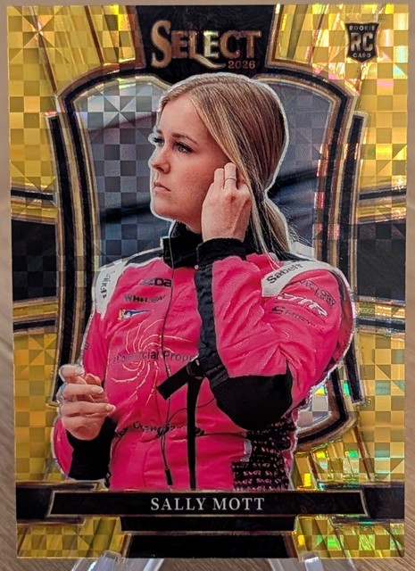 2026 Select Trackside RC FOTL Gold Power Plaid SSP 2/13 Sally Mott