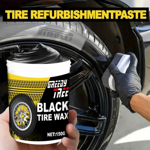Tire Shine Spray Black High Gloss UV Protection Long Lasting Car Tire Restorer - Bild 3 von 13