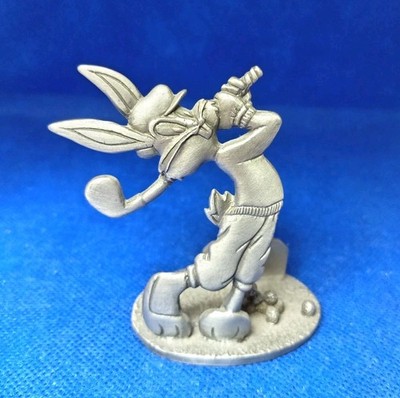 Looney Tunes Bugs Bunny Zinn Golf Figur Ornament Warner Bros