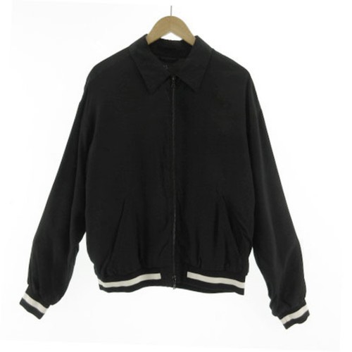 Uniform Experiment Jacket balmacaan swing top double zip black white 2 Used 606d - 第 1/8 張圖片