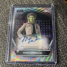 Mary Elizabeth Winstead Hera Syndulla 2024 Topps Hyperspace GOLD 14/25AUTO ALFA