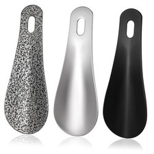 Metal Shoe Horn Set of 3 Travel Small Purse Shoe Horn Stainless Steel Shoehorn