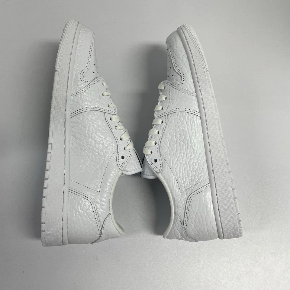 Air Jordan 1 Retro Bajo Swooshless Triple Blanco 2025 872782 100 25 Talla 8.5 Hombre Foto 4 de 4