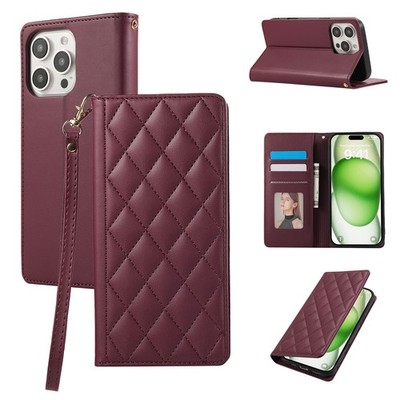 Phone Case For iPhone 17 Air 16 Pro Max 15 14 13 12 11 Leather Flip Stand Wallet