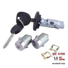Ignition Key Switch Cylinder Kit with 2 Keys and Door Locks 707835 706592