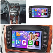Für Mercedes Benz C-W203 2000-2005 2+64G Android 15.0 Autoradio Carplay NAVI BT Für Mercedes Benz C-W203 2000-2005 2+64G Android 15.0 Autoradio Carplay NAVI BT