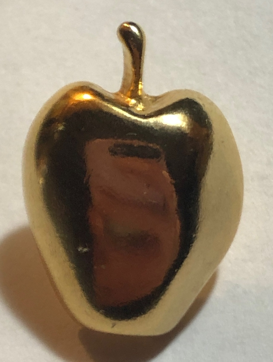 Vintage Jubilee Signed Gold Tone Apple Pin (D1) | eBay