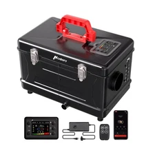 8KW Diesel Heater, 5L Toolbox Compact 2S Portable Diesel Air Heater 110V/12/2...