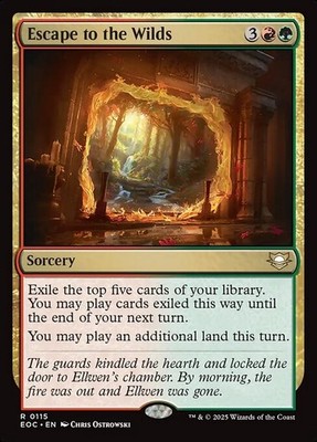 Escape to the Wilds 115 R Normal EOC MTG NM