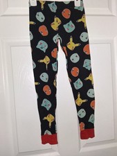 Pokemon Boys Pajama Pants Pikachu Charmander Squirtle Bulbasaur Size 8
