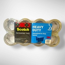 Scotch Heavy Duty Shipping Packaging Tape, 1.88 Inches x 54.6 Yards, 8 Rolls