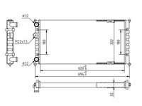 Hart KüHler WasserküHler FüR VW Caddy II Kasten Seat Inca Cordoba 9K9A 9K9B 6K9