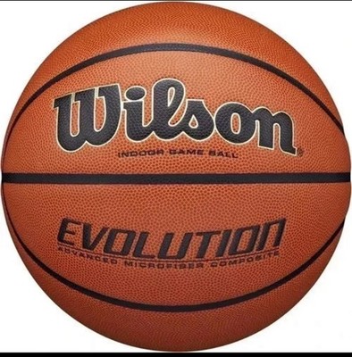 WILSON Men's Evolution Game Basketball (29.5'') - Official Size & Weight - Indoor