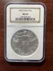 American Silver Eagle Dollar - 2005 - MS 69 NGC