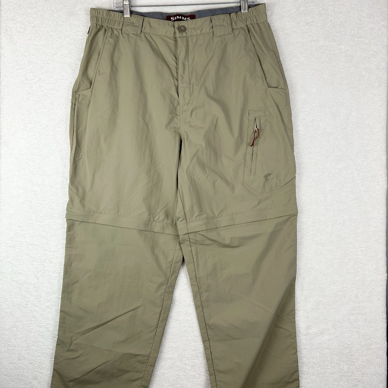 Simms Convertible Fishing Pants Mens L Khaki Hiking Outdoor Casual Lightweight
Opens in a new window