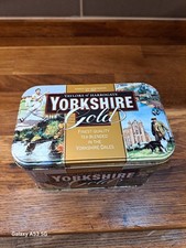 Taylors of Harrogate Collectable Yorkshire Gold Tea Caddy Tin 90's