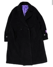 NEW RADIO EVA L-Size Boa Chesterfield Coat