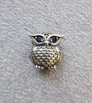 Charm-Anhänger ''Funkelnde Eule'' Pandora Anhänger Silber 925 Armband Anhänger 