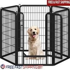Foldable Portable Pet Playpen Small Medium Dogs Puppies Secure Indoor Outdoor US