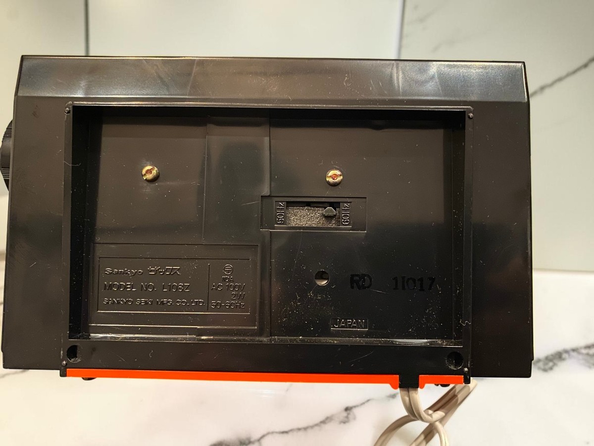 Sankyo ZAX L108Z Flip Clock Vintage Alarm Japan Retro Working | eBay
