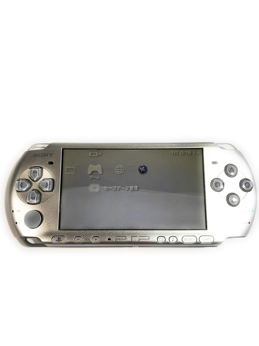 4-468 PSP-3000 ミスティック・シルバー Sony PSP-3000 Portable Mystic Silver Handheld System for sale