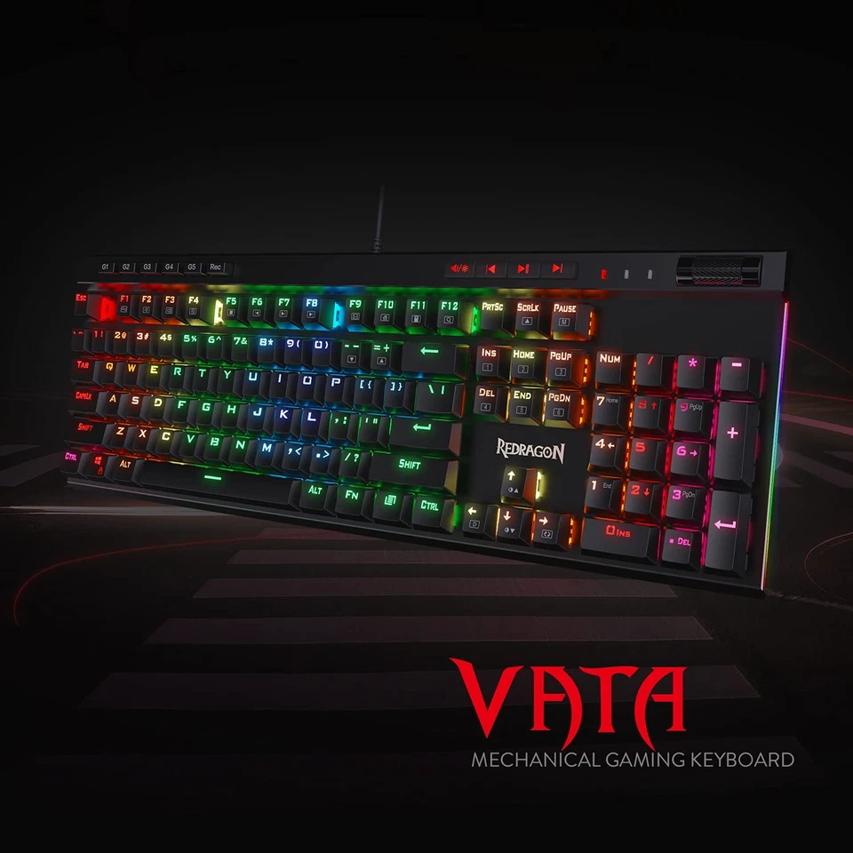 VATA RGB Mechanical Gaming Keyboard Blue Switches Media - Image 2 of 4