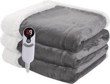 Heated Blanket Electric Blanket Full Size 72''x84'' Soft Flannel Heating Blanket