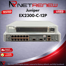 EX2300-C-12P Juniper Networks Ethernet Switch 12-port PoE SFP