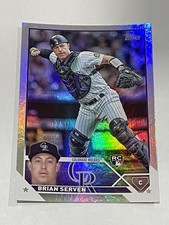 2023 Topps Baseball Rainbow Foil #41 - Brian Serven - Colorado Rockies