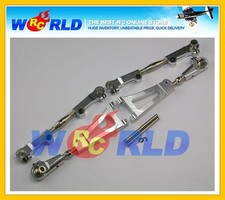 BRACCIO SOSPENSIONE SUPERIORE ANTERIORE E POSTERIORE IN LEGA S PER HPI TROPHY 3.5 & BUGGY FLUX