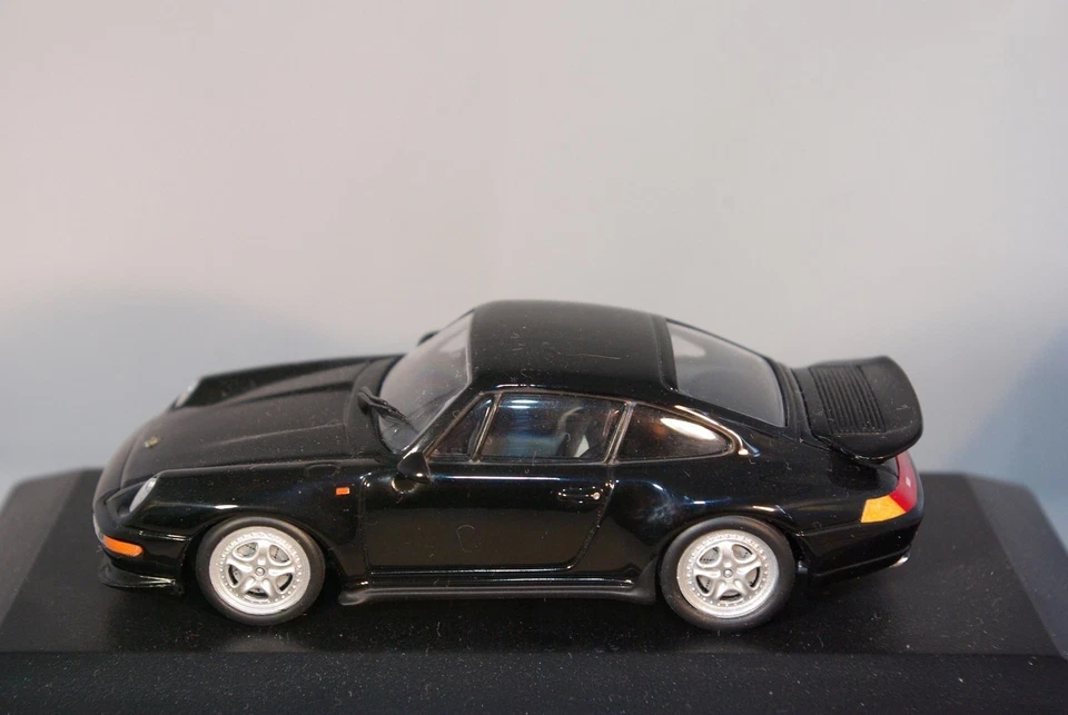 MINICHAMPS PORSCHE 911 993 CORSA RS 1995 NERO COME NUOVO IN SCATOLA RARO!!! - Immagine 2 di 4