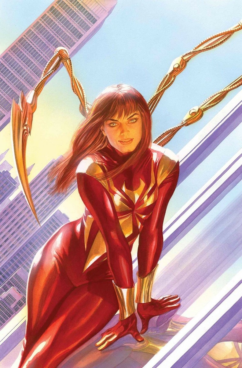 AMAZING SPIDERMAN #15 IRON SPIDER MARY JANE BY ALEX ROSS 24 X 36