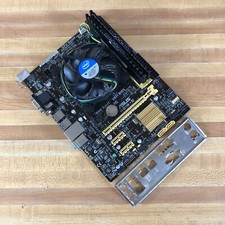 Asus H81M-E Rev. 1.03 LGA1150 DDR3 microATX Motherboard w/CPU RAM I/O Shield