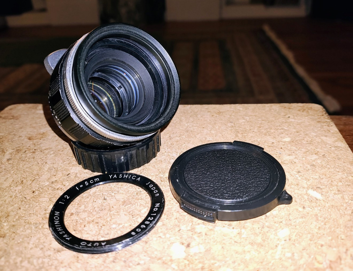 50mm F Yashinon 5cm F2 Yashica 5cm F2 Auto Yashinon Lens