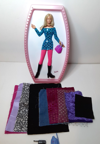 Barbie Fun Stoff Fashion Design Tara Spielzeug Ständer Display 2002