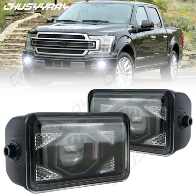 Pair Of Fog Lights Assembly Kit For 2015-2017 Ford F-150 - Left & Right Bumper Lamps