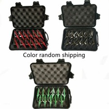 12pcs 3 Fixed Blade Hunting Broadheads 125Grain Compound Crossbow Tips With Case